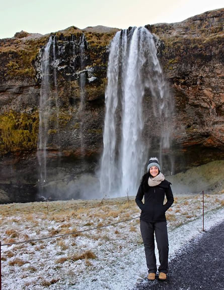 Sarah L Image of Sarah L by waterfall