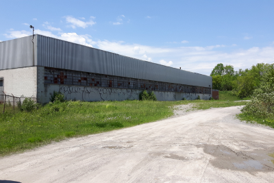 Image of old building and land slated for Brownfield redevelopment